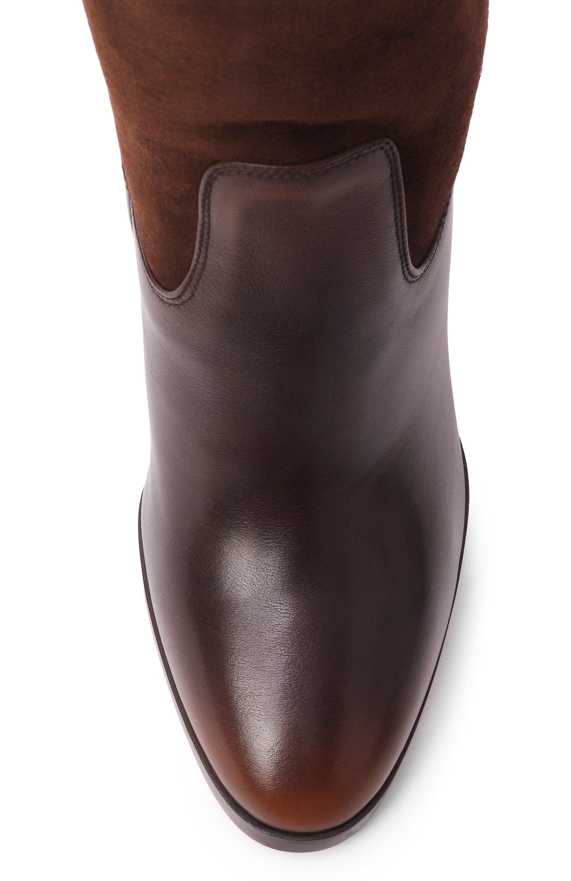 Кожаные ботфорты SANTONI, арт. WSAG71929HI2ARHG, фото 6