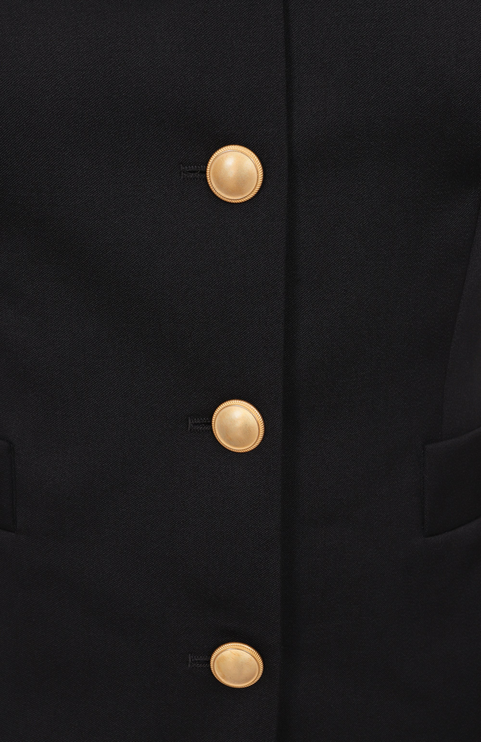 Шерстяной жакет ALESSANDRA RICH черного цвета по цене 273000 руб., арт. FABX3993-F4085, фото 6 Шерстяной жакет ALESSANDRA RICH, арт. FABX3993-F4085, фото 6