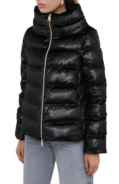 Пуховая куртка HERNO черного цвета по цене 61450 руб., арт. PI1318D/15019, фото 3 Пуховая куртка HERNO, арт. PI1318D/15019, фото 3