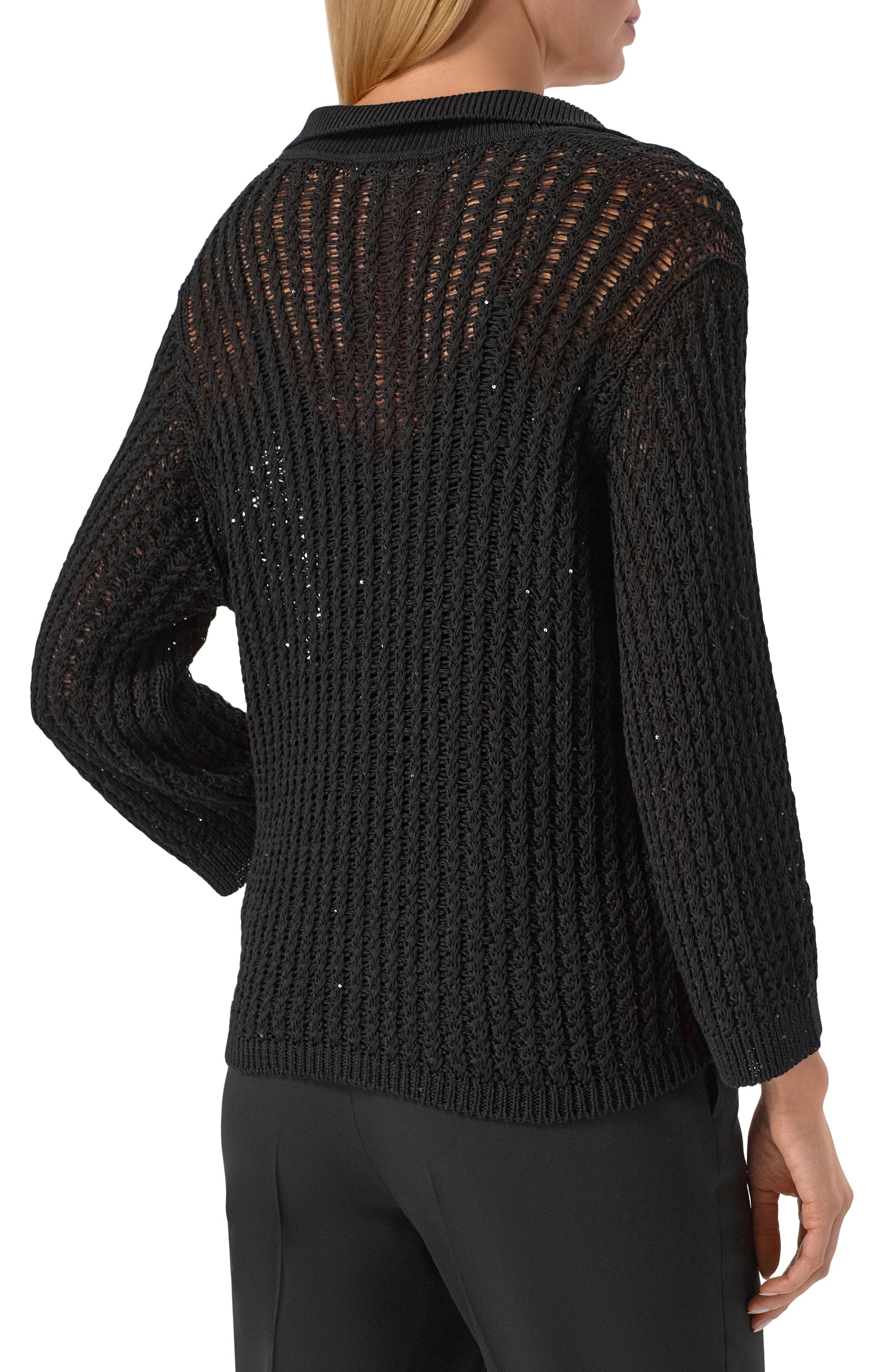 Поло изо льна и вискозы ANTONELLI FIRENZE, арт. 41770Q/40809, фото 4