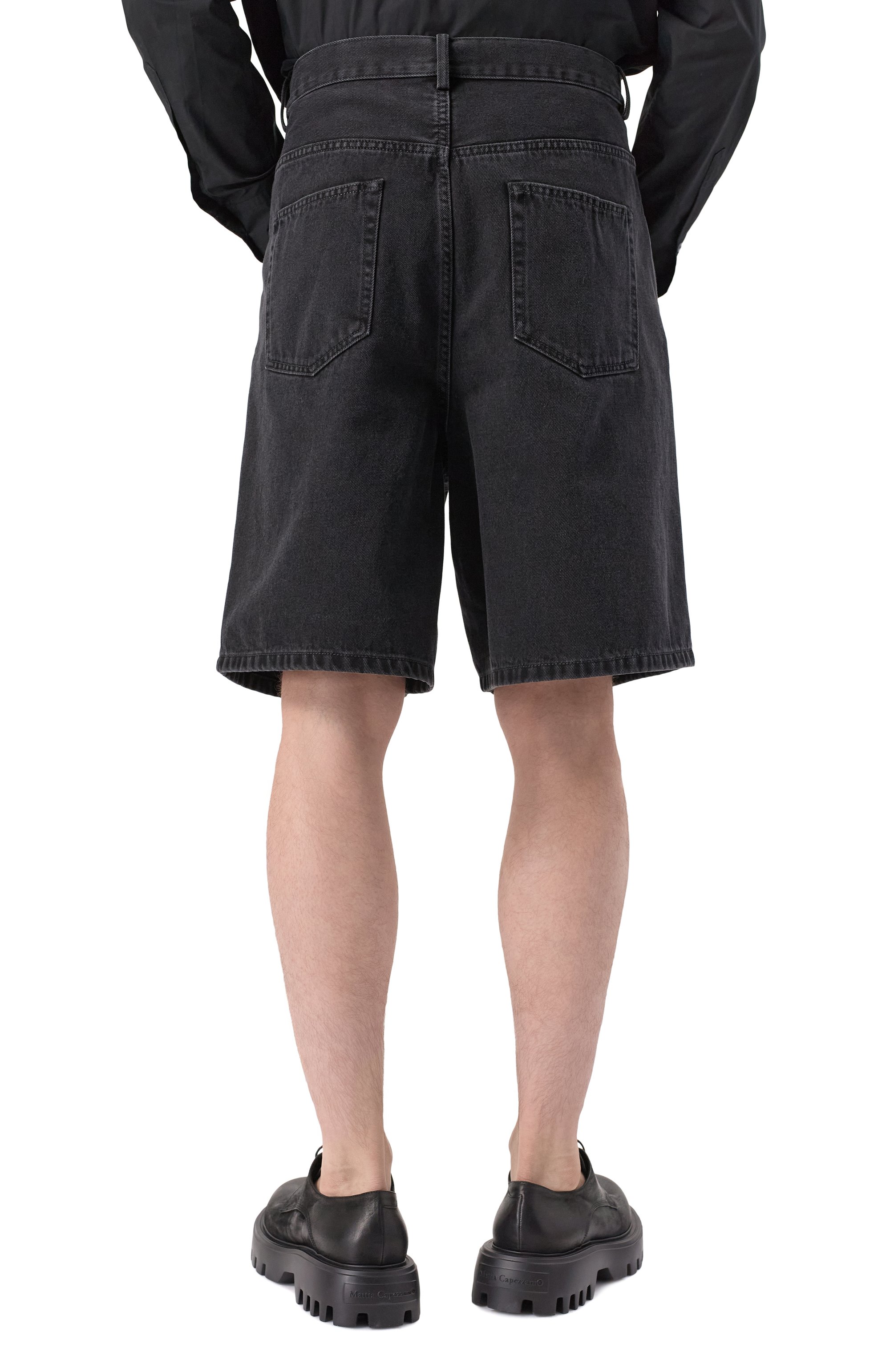 Джинсовые шорты ANN DEMEULEMEESTER, арт. B0012474/FA039, фото 4