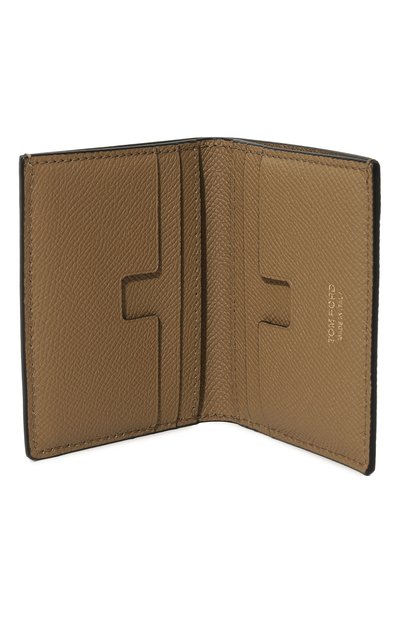 Кожаное портмоне TOM FORD бежевого цвета по цене 42700 руб., арт. YM279T/LCL081, фото 3 Кожаное портмоне TOM FORD, арт. YM279T/LCL081, фото 3