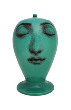 Ваза buongiorno/buonanotte FORNASETTI зеленого цвета, арт. F0R-10567 | Фото 2 (Ограничения доставки: fragile-2)