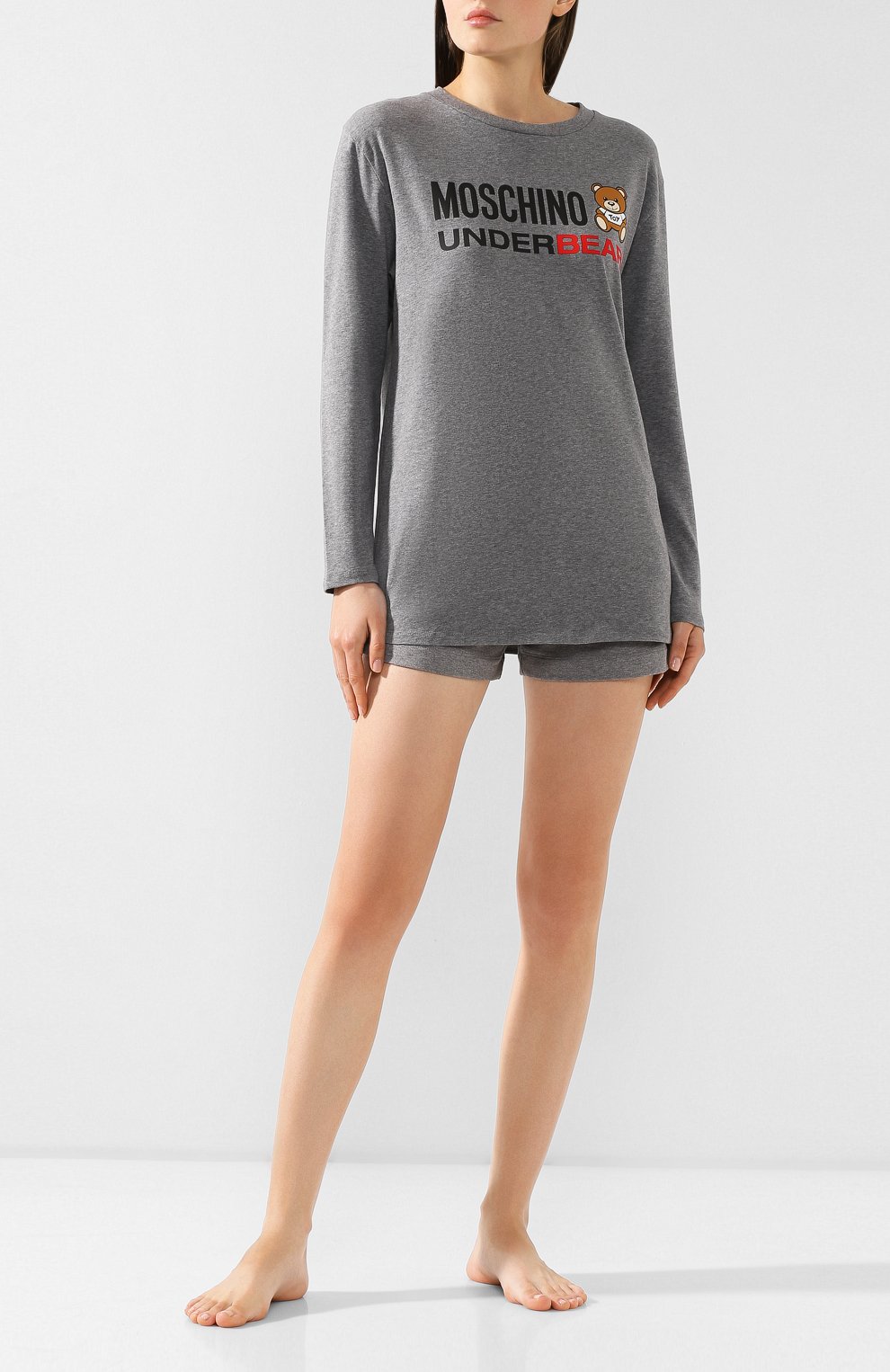 Хлопковый лонгслив MOSCHINO, арт. A1801/9003, фото 2