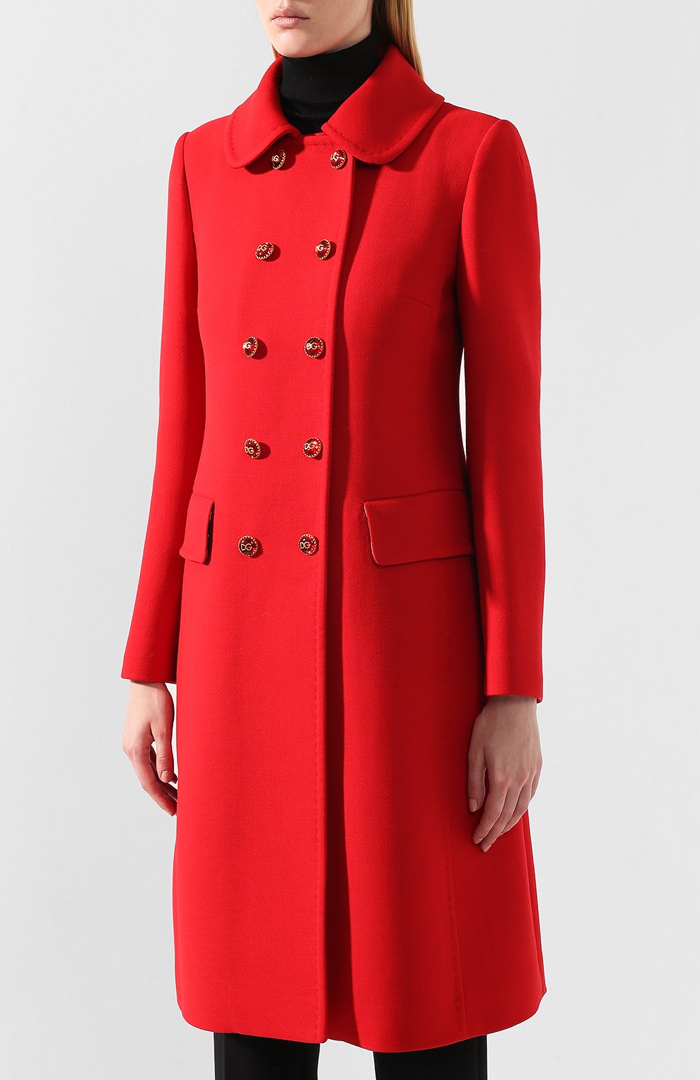 Шерстяное пальто DOLCE & GABBANA, арт. F0X23T/FU2TS, фото 3