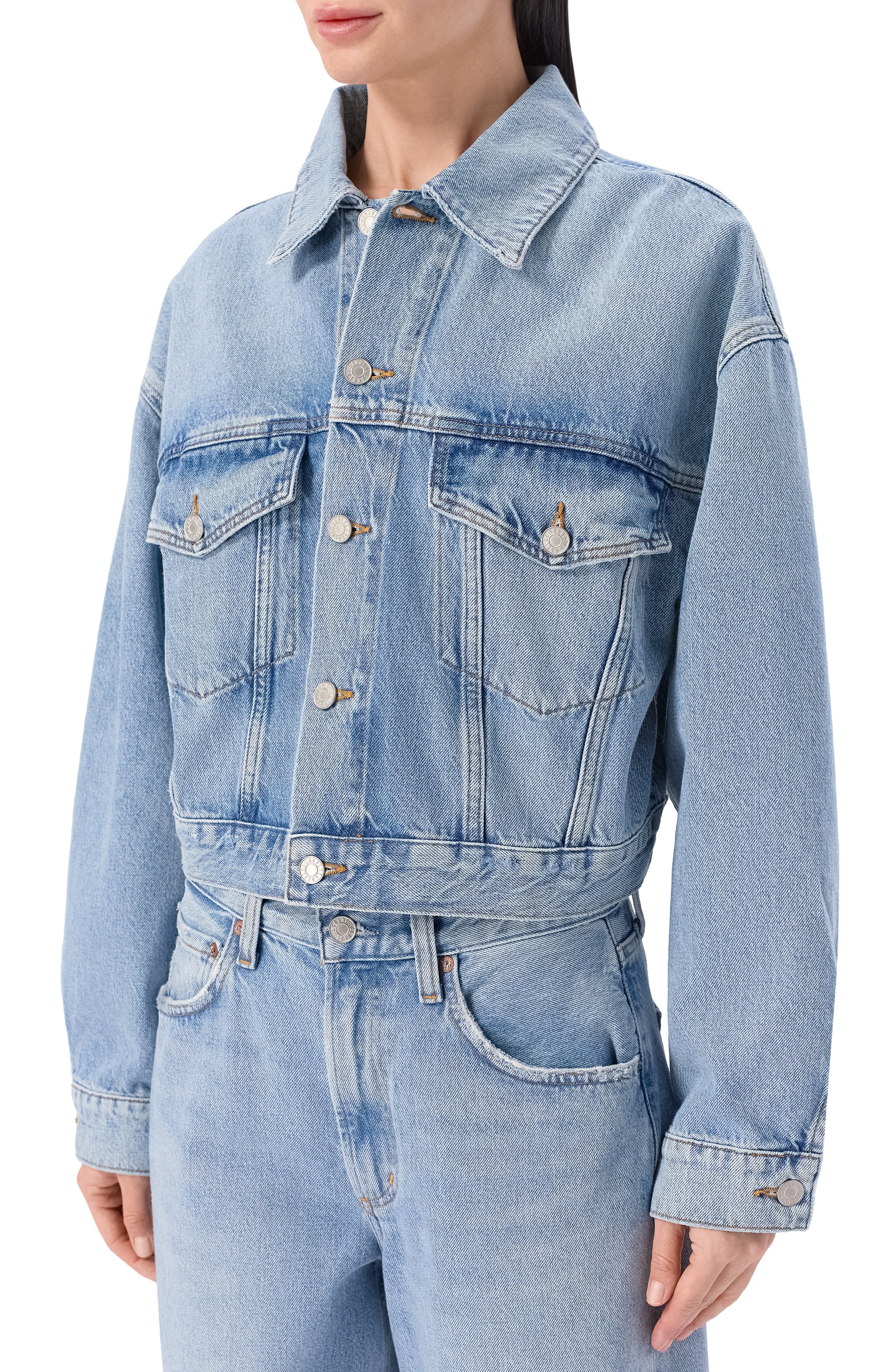 Джинсовая куртка AGOLDE, арт. A50471601, фото 3