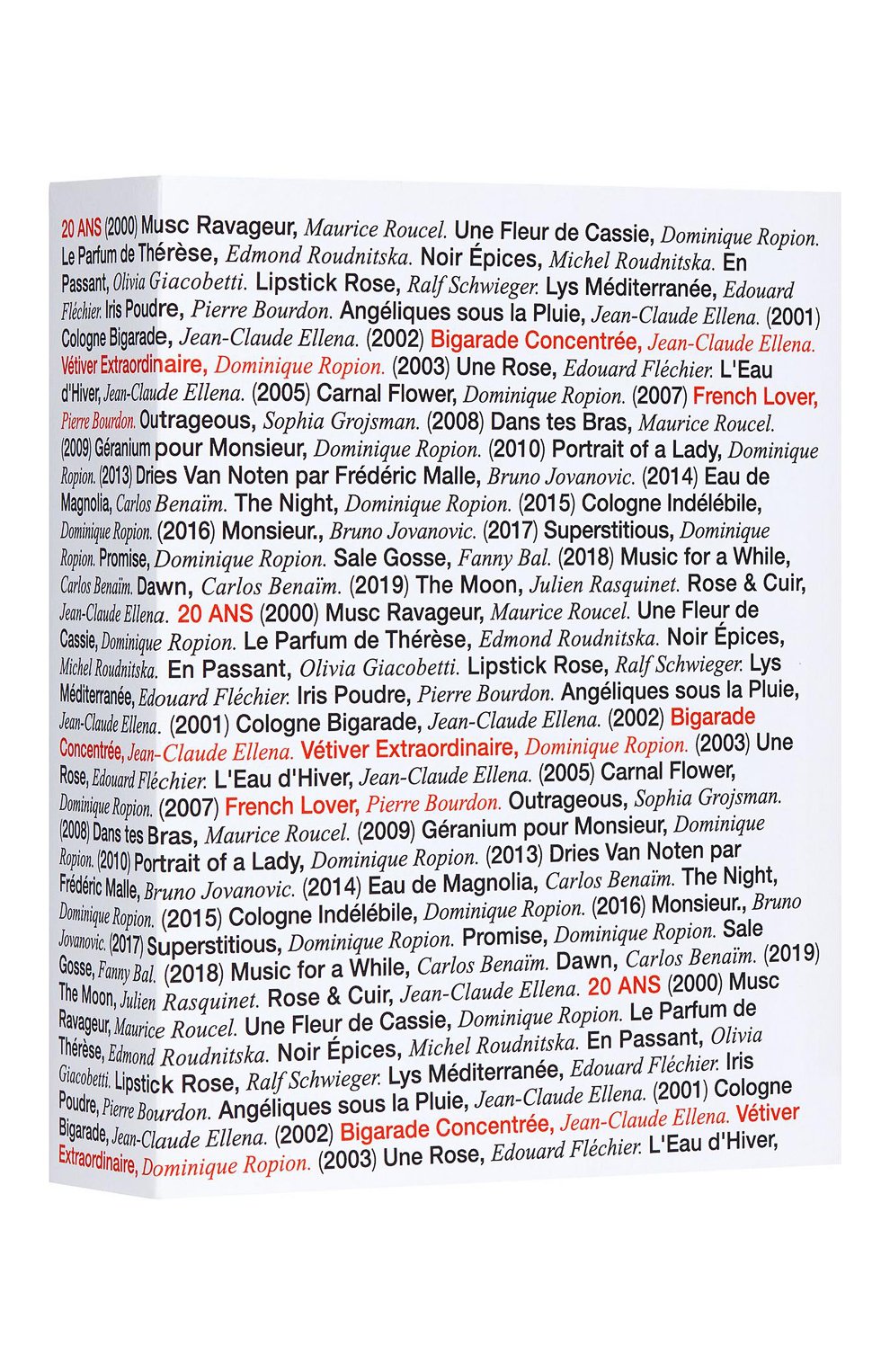 Парфюмерный набор 20y travel spray coffret for men (3x10ml) FREDERIC MALLE, арт. 3700135017986, фото 2