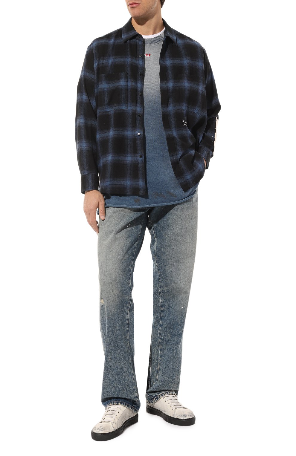 Хлопковая рубашка DOMREBEL, арт. MGALLERY/L0NGSLEEVE FLANNEL SHIRT, фото 2