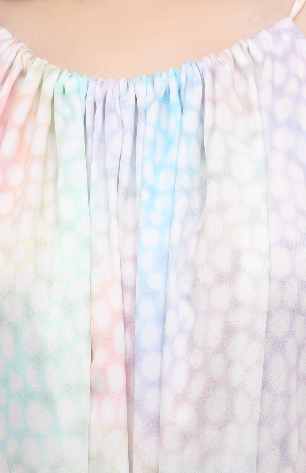 Хлопковое платье A MERE CO разноцветного цвета по цене 69500 руб., арт. AMC-RSS21-322IR, фото 5 Хлопковое платье A MERE CO, арт. AMC-RSS21-322IR, фото 5