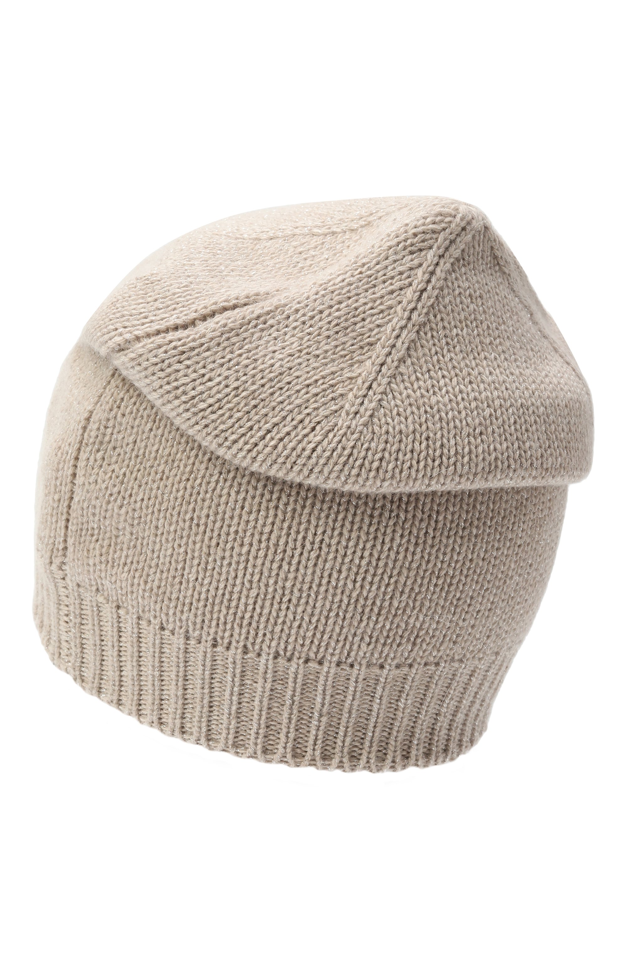 Шапка из шерсти и кашемира MANZONI24, арт. 25MBCAPPELL0-XLUR, фото 2