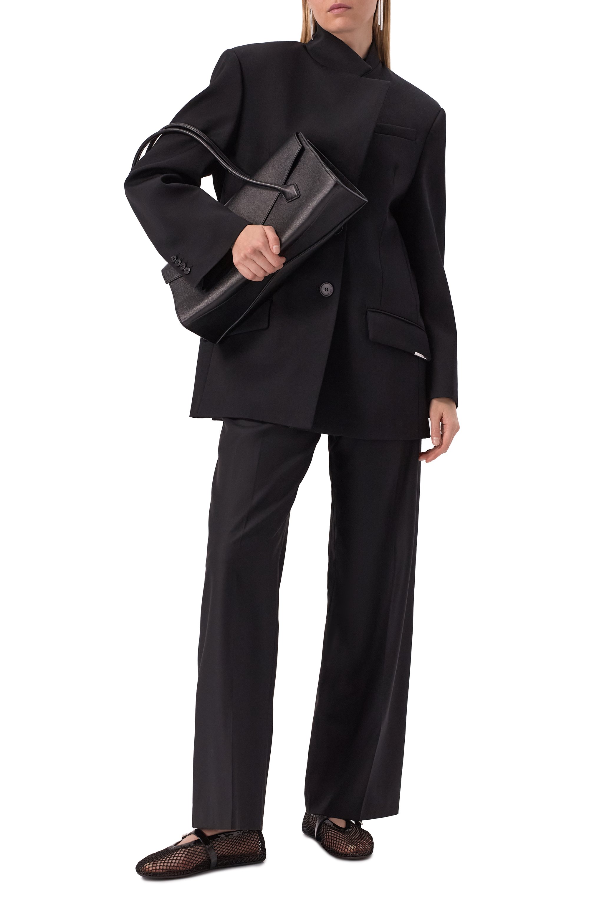 Текстильные балетки ALAIA, арт. AA3A029TK007, фото 2