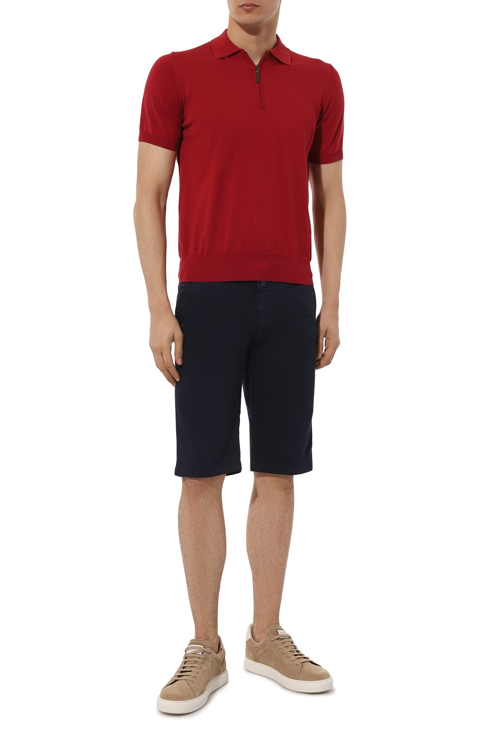 Хлопковые шорты KITON, арт. UFBLACK0600D, фото 2