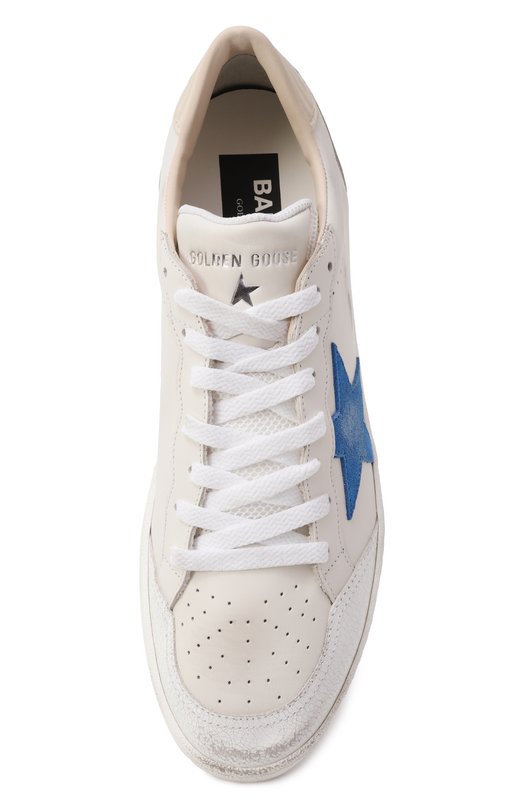 Кожаные кеды Ball Star Golden Goose Deluxe Brand GMF00851.F006781 Белый  GMF00851.F006781 Фото 6