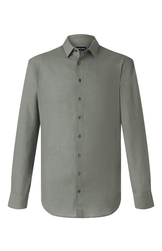 Льняная рубашка Giorgio Armani 8WGCCZ98/TZC62 Зелёный 8WGCCZ98/TZC62