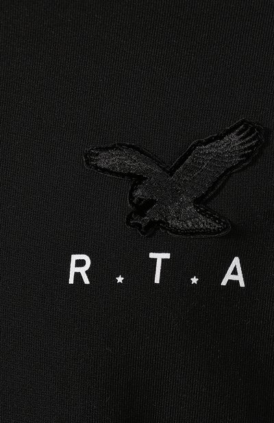 Хлопковое худи RTA, арт. MH9213-95GLBK, фото 5