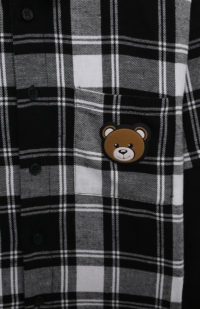 Хлопковая рубашка MOSCHINO, арт. HUC00Z/N0Z77/4A-8A, фото 3