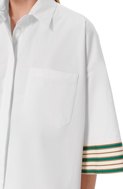 Хлопковая рубашка LORENA ANTONIAZZI, арт. E2634CA04B/4818, фото 5