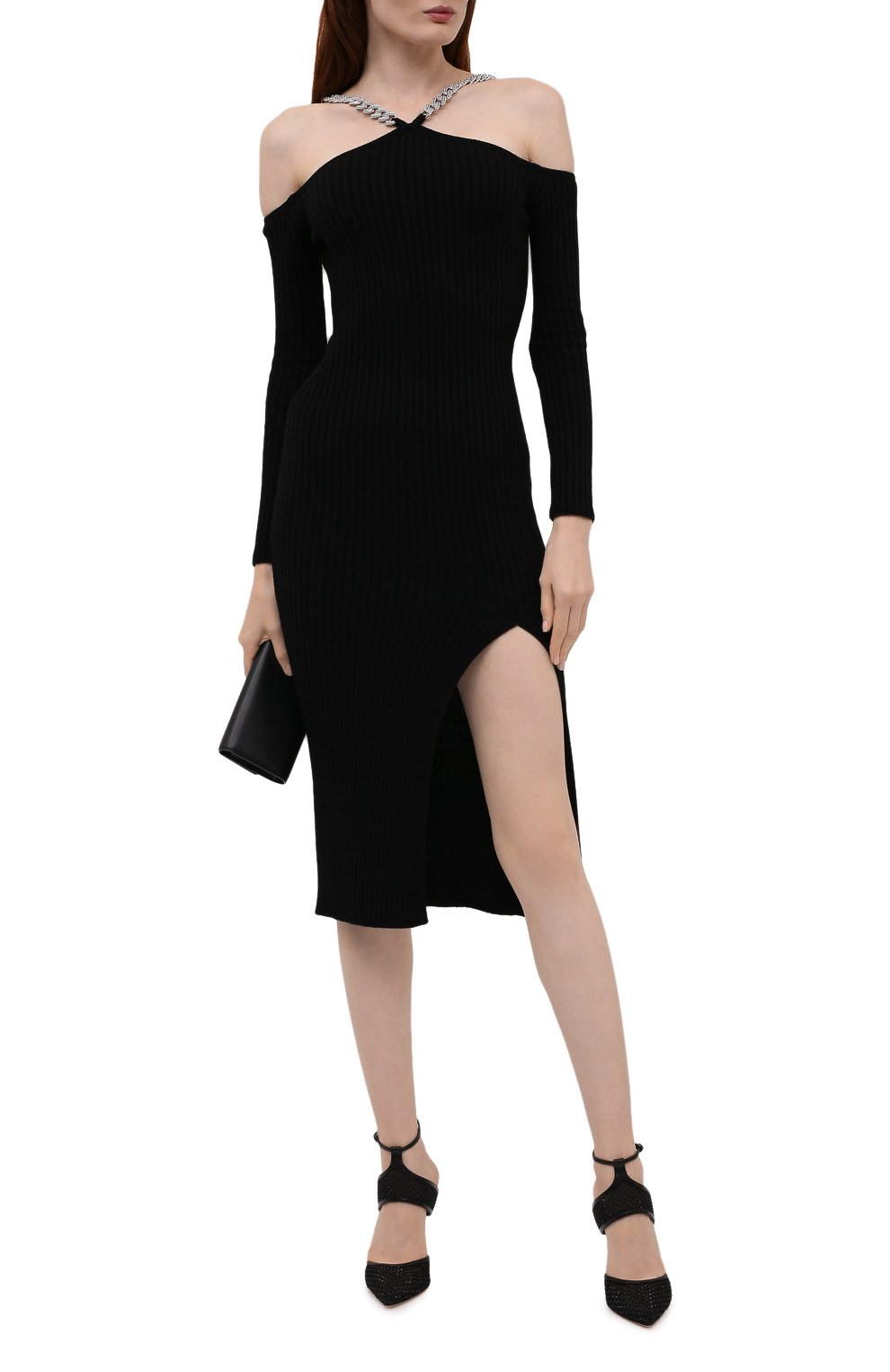 Платье из шерсти и шелка GIUSEPPE DI MORABITO, арт. PF21083KN-146, фото 2