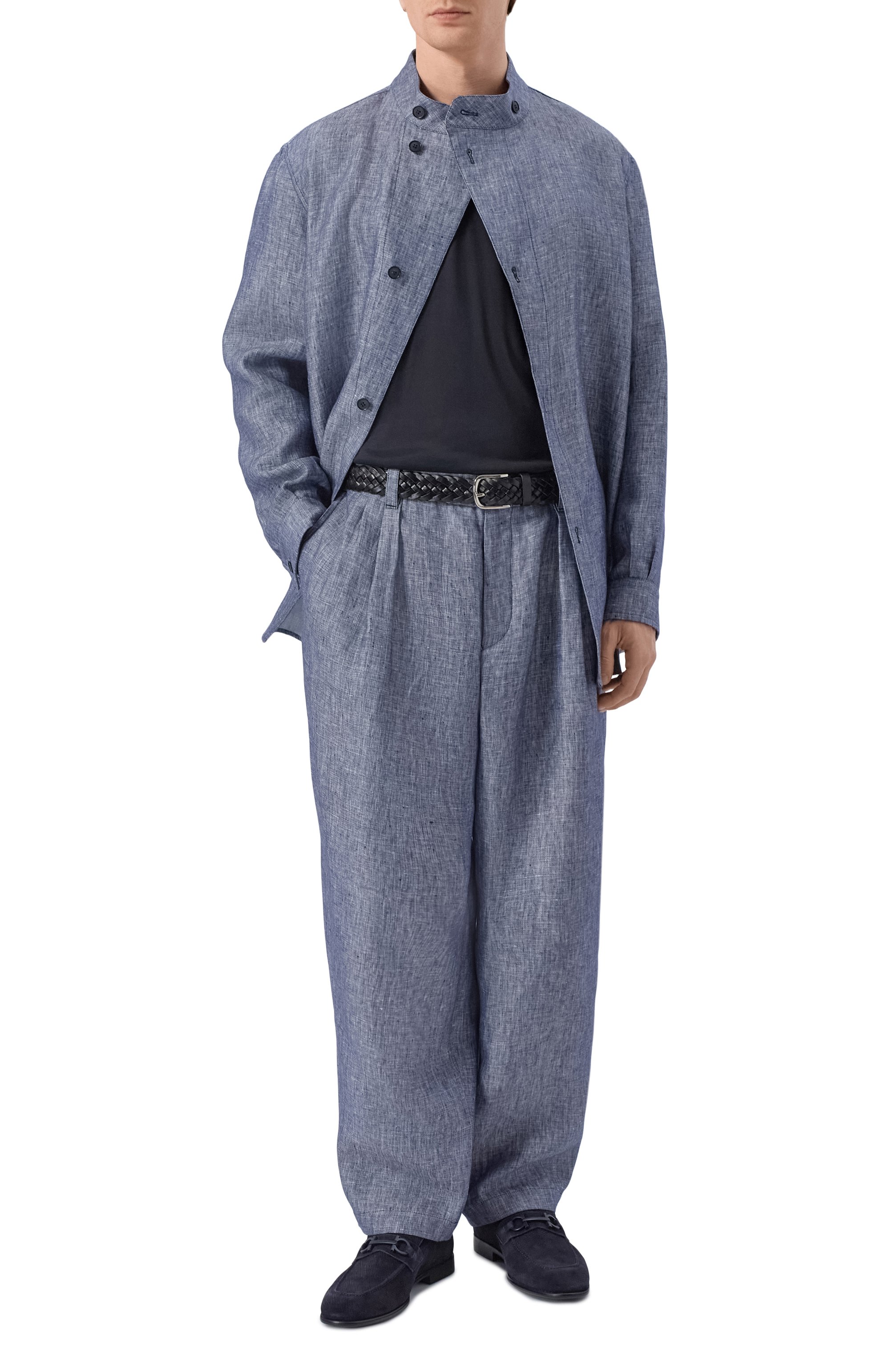 Льняные брюки GIORGIO ARMANI, арт. GM003358/TE20689, фото 2