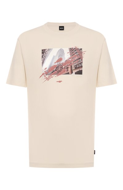 Мужская хлопковая футболка BOSS, арт. 50543447