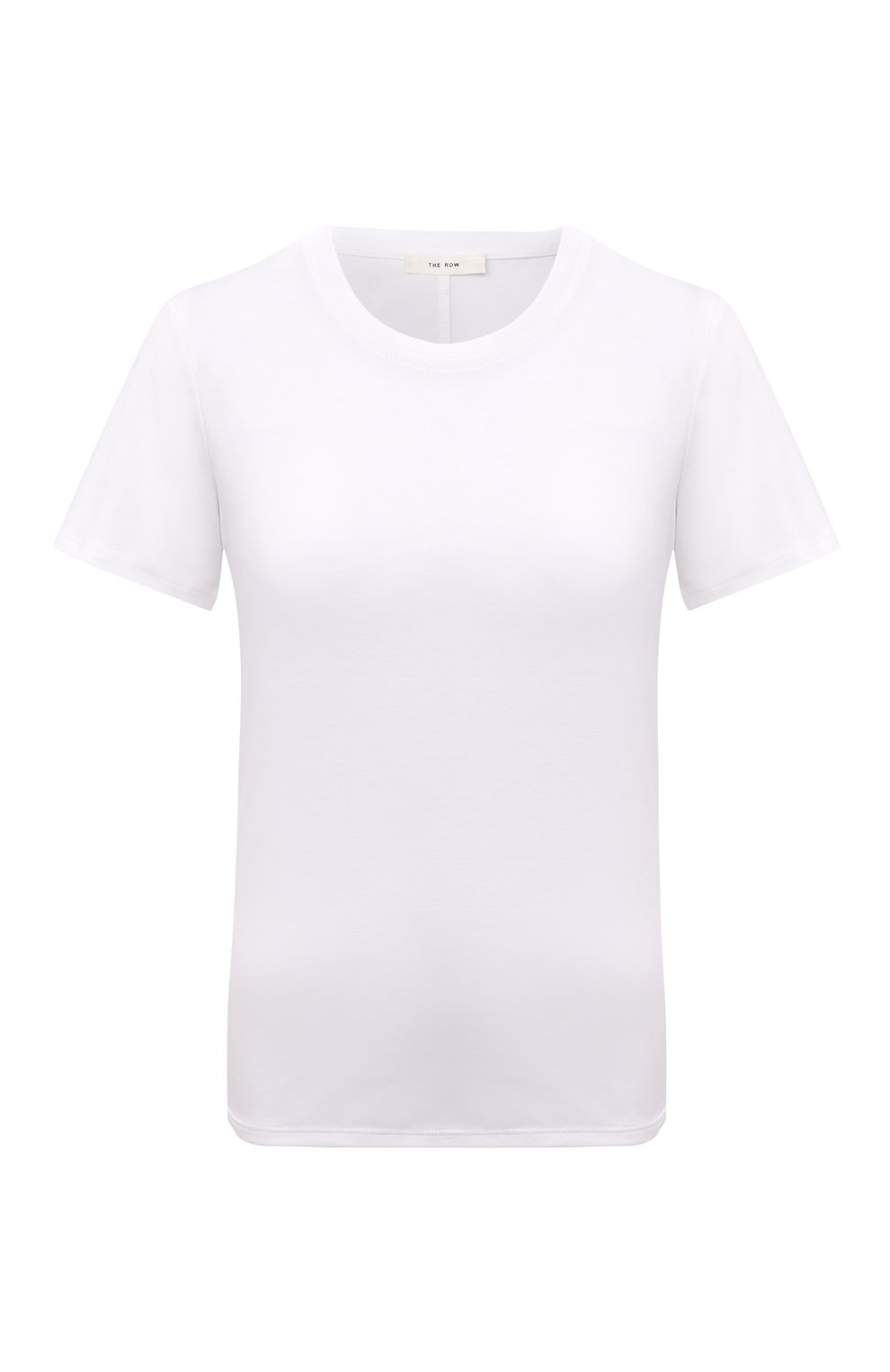 Хлопковая футболка THE ROW белого цвета по цене 42850 руб., арт. 852F911, фото 1 Хлопковая футболка THE ROW, арт. 852F911, фото 1