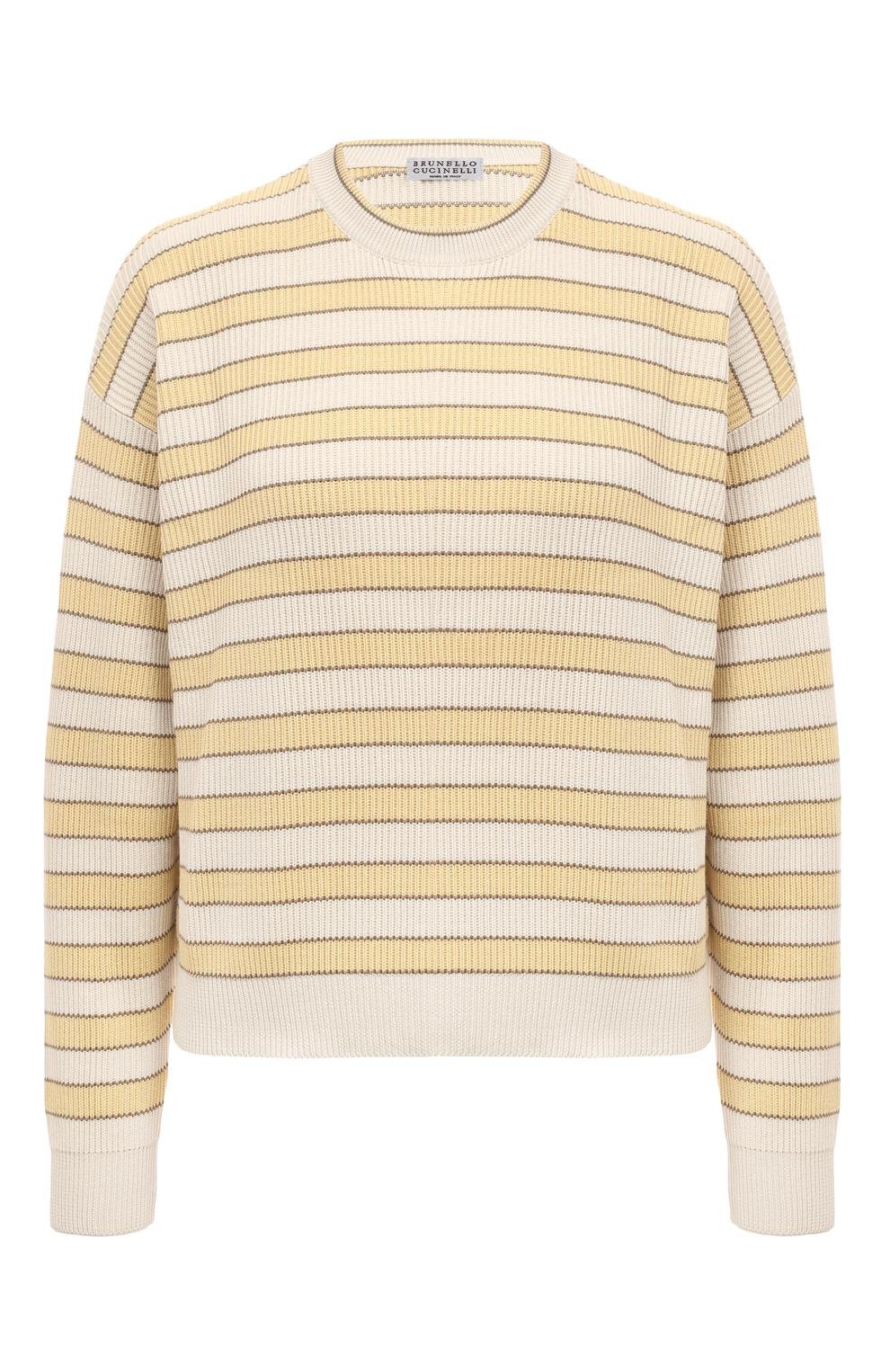 Хлопковый п уловер BRUNELLO CUCINELLI, арт. M1919B1331, фото 1
