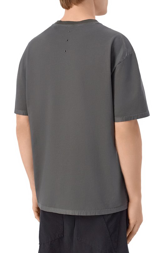 Хлопковая футболка Premiata PA1050F0 Серый  PA1050F0 Фото 4