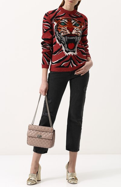 Шерстяной пуловер с круглым вырезом GUCCI, арт. 501888/X9N52, фото 2