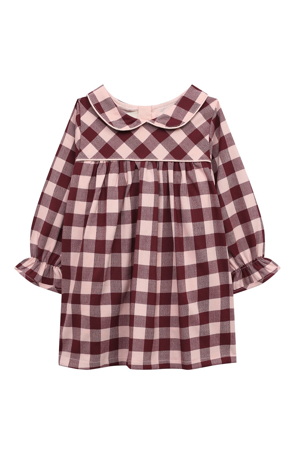 Хлопковое платье ZHANNA & ANNA бордового цвета по цене 8000 руб., арт. ZAOZ00000329, фото 1 Хлопковое платье ZHANNA & ANNA, арт. ZAOZ00000329, фото 1