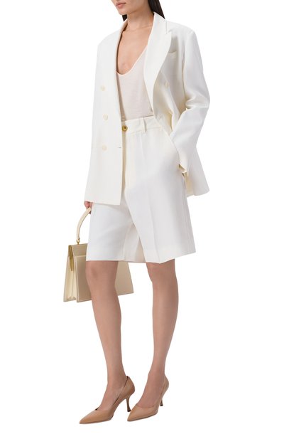 Шорты из вискозы и льна P.A.R.O.S.H., арт. D233016G/RAISA26, фото 2