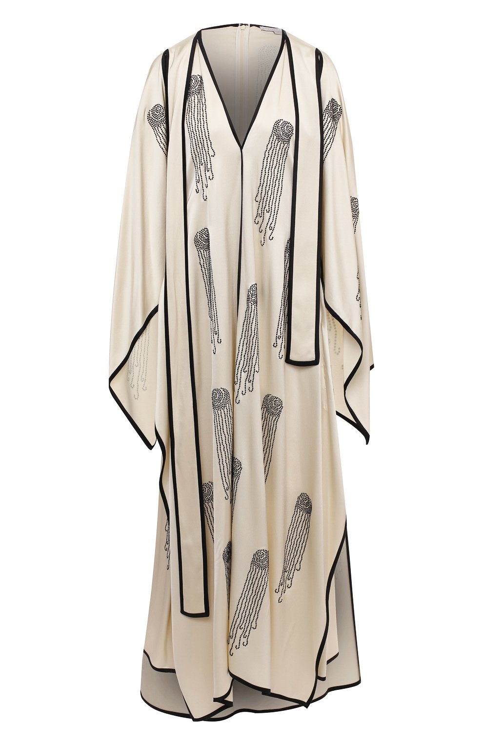 Платье из вискозы STELLA MCCARTNEY бежевого цвета по цене 392500 руб., арт. 602163/SPA32, фото 1 Платье из вискозы STELLA MCCARTNEY, арт. 602163/SPA32, фото 1