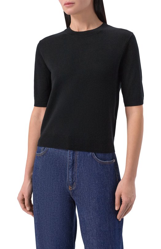 Пуловер из шерсти и кашемира Weekend Max Mara WKDMAREA Чёрный  WKDMAREA Фото 3