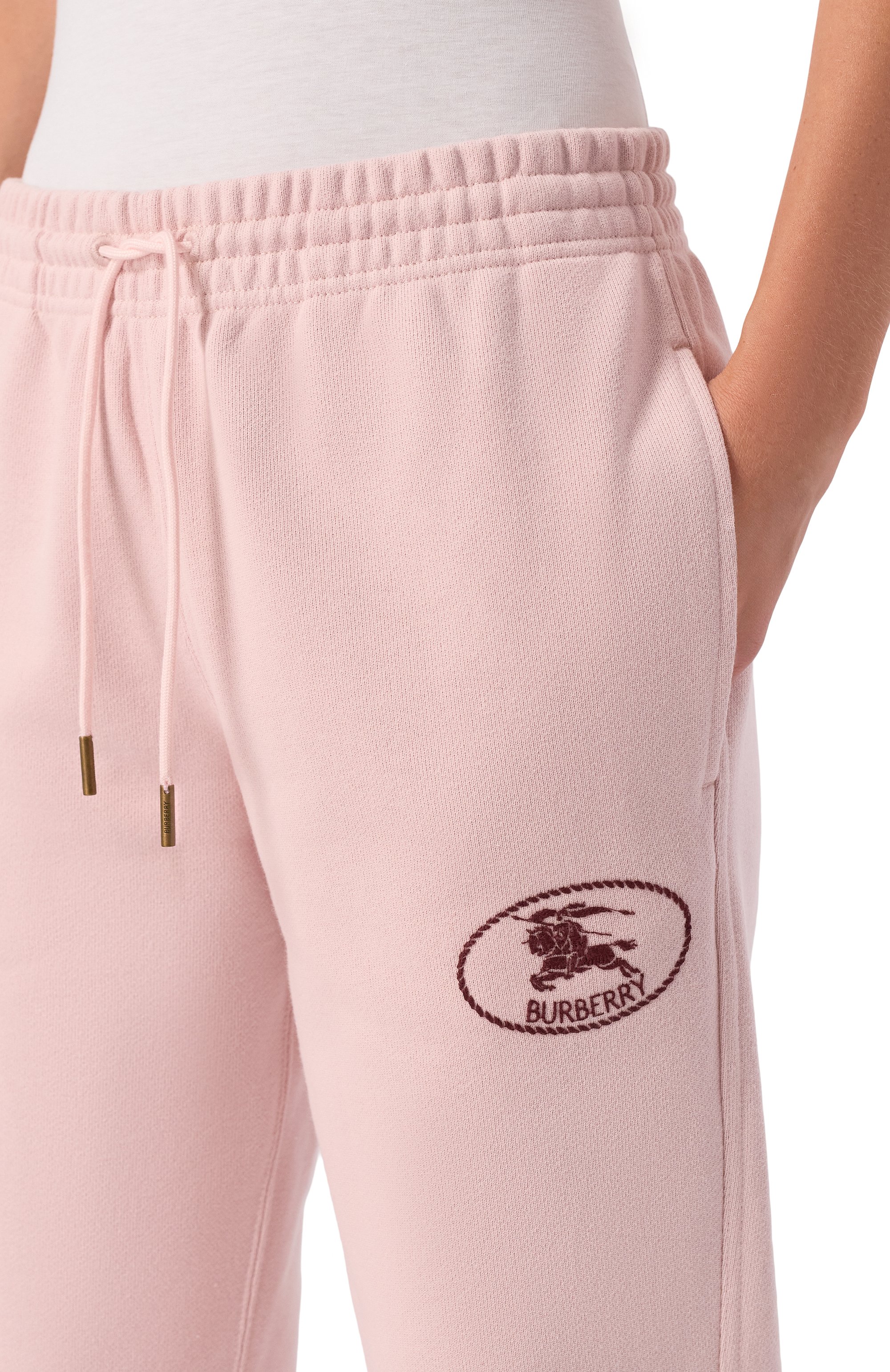 Хлопковые джоггеры BURBERRY, арт. 8110949, фото 5