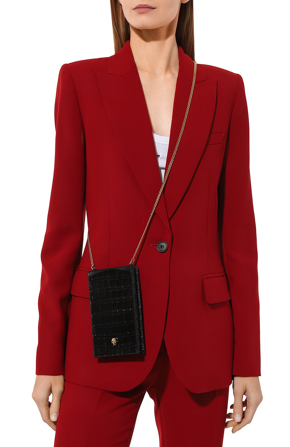 Кожаный чехол для iphone ALEXANDER MCQUEEN, арт. 632035/1JMFG, фото 2