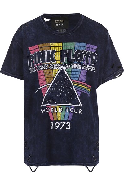 Хлопковая футболка свободного кроя с принтом ICONS OF CALIFORNIA, арт. CNCT_PS18, фото 1