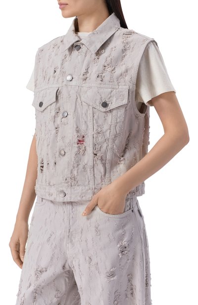 Джинсовый жилет ryder HAIKURE, арт. HEW09127GF180PXD/RYDER BULL DESTR0Y, фото 3