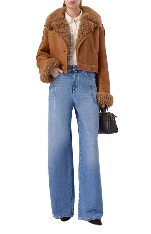 Дубленка из овчины Chloé CH25ACV36202 Коричневый  CH25ACV36202 Фото 2