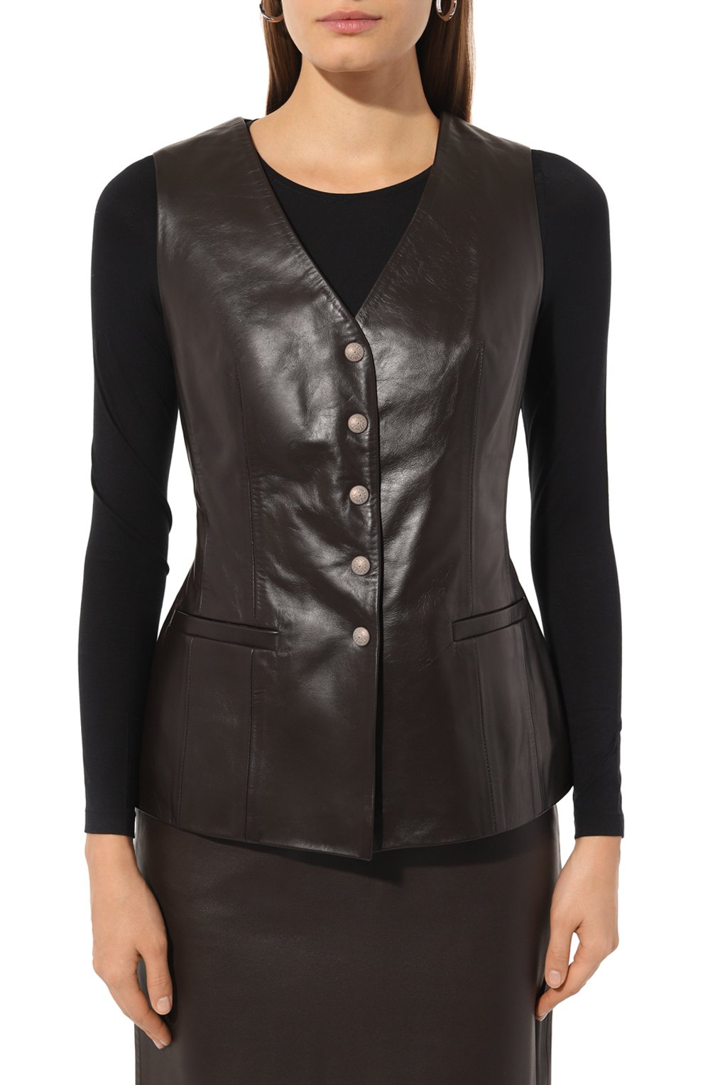 Кожаный жилет NOBLE&BRULEE, арт. NB98/140824/1, фото 3