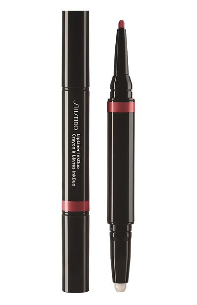 Женский дуэт для губ lipliner ink: праймер + карандаш, 09 scarlet SHISEIDO, арт. 16423SH