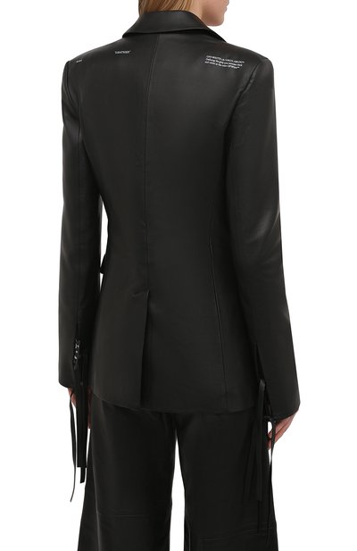 Кожаный жакет OFF-WHITE, арт. 0WJA042S21LEA001, фото 4