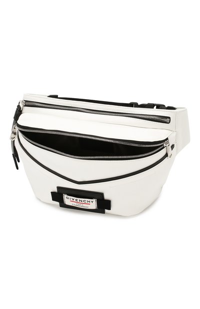 Текстильная поясная сумка downtown GIVENCHY белого цвета по цене 86800 руб., арт. BKU007K0S9, фото 4 Текстильная поясная сумка downtown GIVENCHY, арт. BKU007K0S9, фото 4