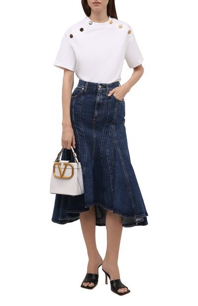 Хлопковая футболка ALEXANDER MCQUEEN, арт. 687134/QLAA6, фото 2