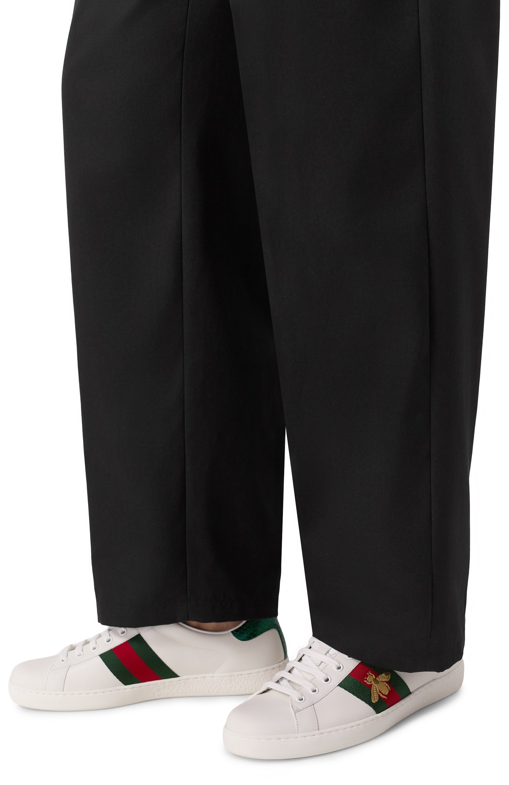 Кожаные кеды ace GUCCI, арт. 429446/02JP0, фото 3