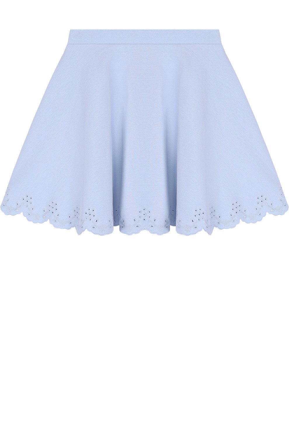 Юбка свободного кроя из смеси хлопка и полиэстера с фестонами POLO RALPH LAUREN, арт. 313688743, фото 2