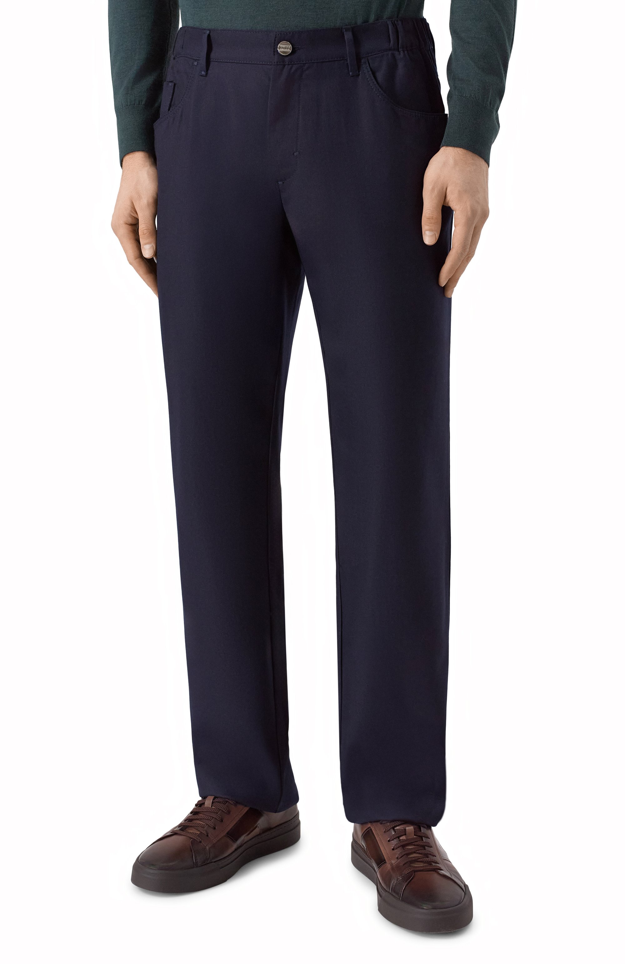 Шерстяные брюки ZILLI, арт. J5T101M0201VSGE00, фото 3