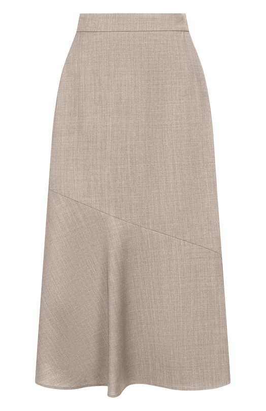 Шерстяная юбка BOSS 50554968 Бежевый 50554968