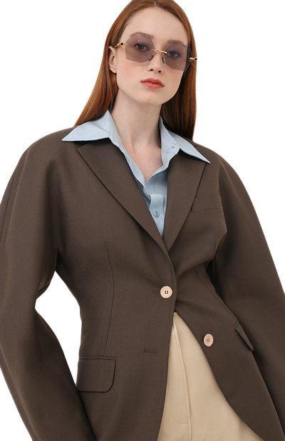 Солнцезащитные очки KUB0RAUM, арт. P53 GD CM GREY1, фото 2