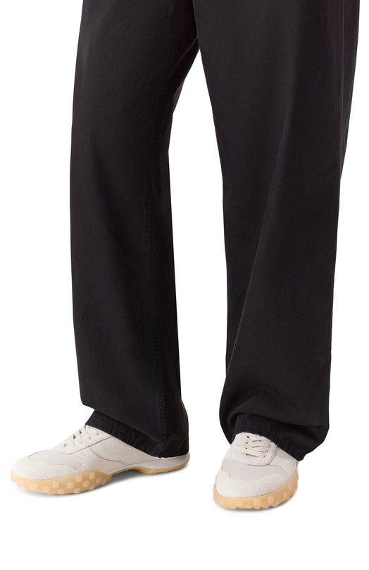 Комбинированные кроссовки Moon Jil Sander J32WS0056/P6456 Кремовый  J32WS0056/P6456 Фото 3