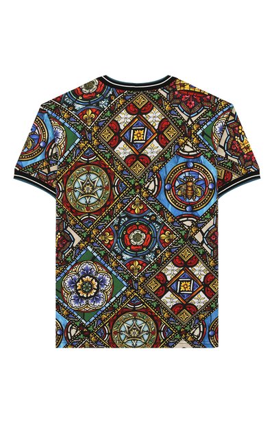 Хлопковая футболка DOLCE & GABBANA, арт. L4JT8A/HS7AI/2-6, фото 2