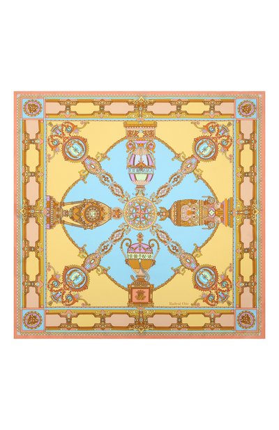 Шелковый платок faberge treasures RADICAL CHIC желтого цвета по цене 17940 руб., арт. 370731.07.02, фото 3 Шелковый платок faberge treasures RADICAL CHIC, арт. 370731.07.02, фото 3